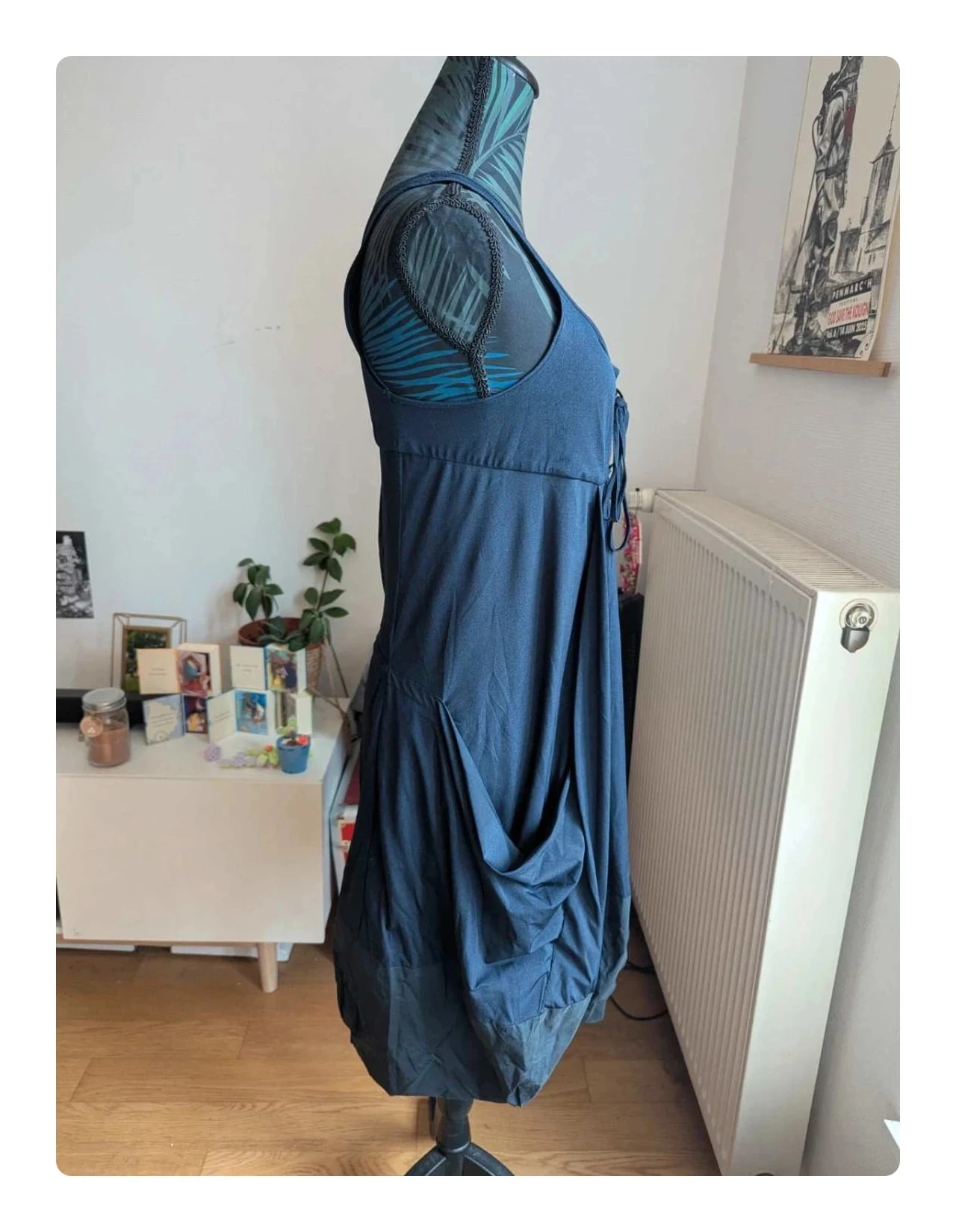 Vestido Marithé et François Girbaud azul talla 40 – photo 3